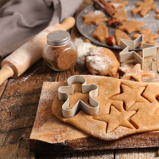 Backutensilien zum Plätzchen backen