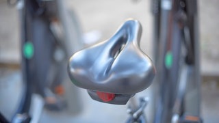 Nahaufnahme Fahrradsattel