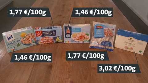 Die fünf TK-Produkte mit Preisangaben