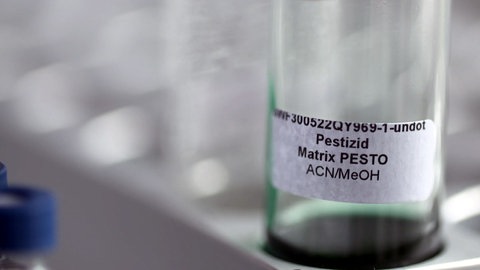 Analyse im Labor: Pestizid-Rückstände, aber auch Rückstände von Mineralöl, wurden im Labor im Fertig-Pesto mit Basilikum gefunden. Ohne Rückstände wie MOSH und MOAH war Bio-Pesto.