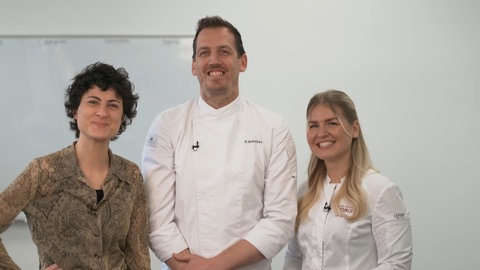 Unsere drei Lebkuchen Tester: Theresa Knipschild, Florian Scheithe und Liv Schlüter
