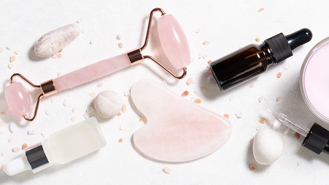 Gua Sha Steine und Öl