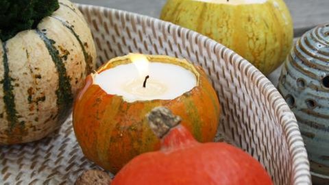 Kürbiskerze