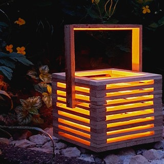 Fertig ist die Gartenlaterne!