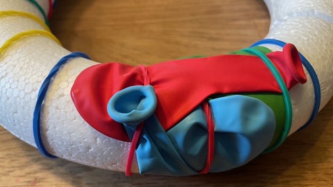 Kranz aus Luftballons