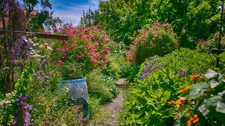 Bauerngarten in Stockheim bei Bad Wörishofen