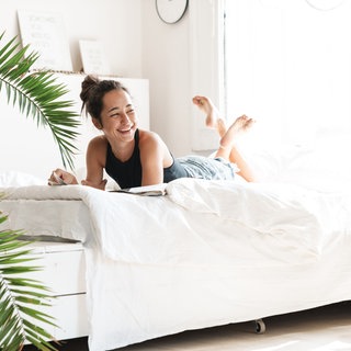 Bettausstattung für den Sommer