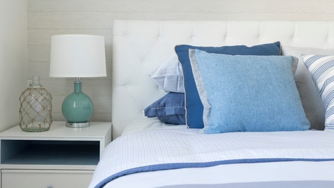 Bettausstattung für den Sommer