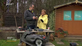 Gärtnermeister Volker Kugel und Moderatorin Evelin König