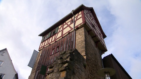 Stadtturm in Creglingen - in dem Turm ist eine Ferienwohnung