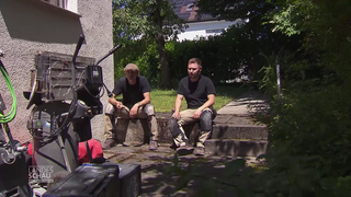 Parkettleger Chris und Marcel