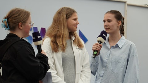 Schülerinnen zu Gast bei SWR