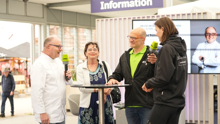 Die Sprechstunde SWR4 mit Matthias Methner und Backexperte Joachim Habiger auf dem Mannheimer Maimarkt 2025.