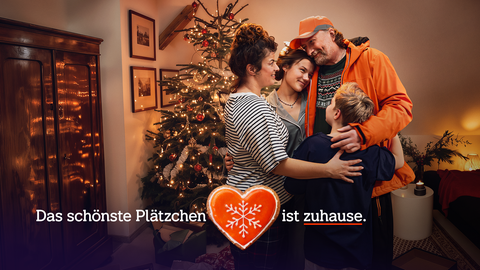 Fröhliche Weihnachten mit der Familie