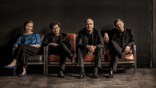 Signum Quartett auf der Couch
