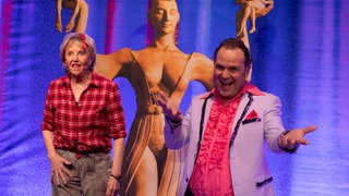 Marianne Schätzle und Rainer Vollmer in einer Collage vor der Konstanzia