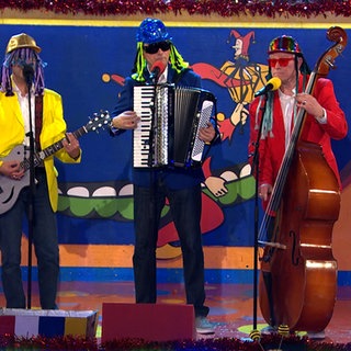 Die drei Maledos: K.-D. Becht, Uwe Ferger, Dieter Scheffler