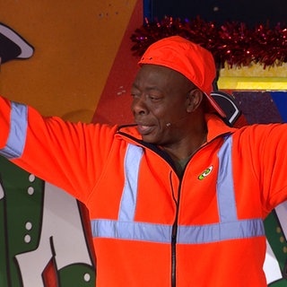 Rick Antony als „Mainzer Müllmann“