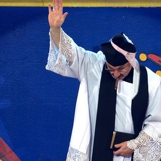 Steffen Jobst als „Pfarrer Fulder“