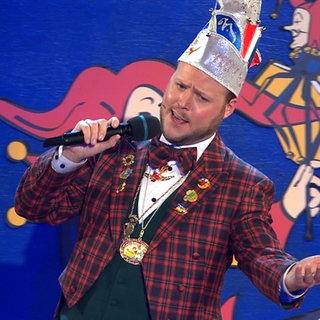 Singender „Kommitäter“ Marc Wolf