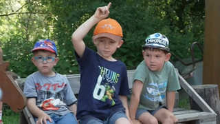 Kinder des Kindergartens Waldfüchse in Bad Hersfeld