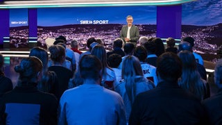 Das Studio von SWR Sport