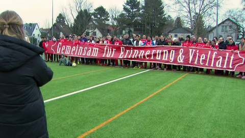 Der FC Ente Bagdad spielte am sogenannten "Erinnerungstag" gegen die Nationalmannschaft der wohnungslosen Menschen