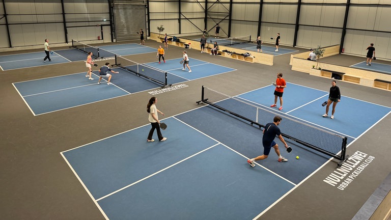 Pickleball Halle in Heidelberg.