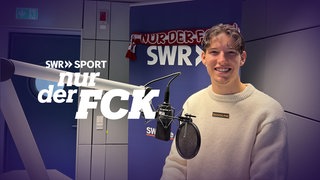 Leon Robinson bei seinem Besuch im SWR Studio zur Podcast-Aufnahme