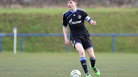 2016 in der U19 des FC Schalke 04 - FCK-Innenverteidiger Jacob Rasmussen.