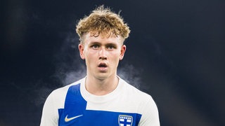 Naatan Skyttä im Einsatz für die U21 von Finnland