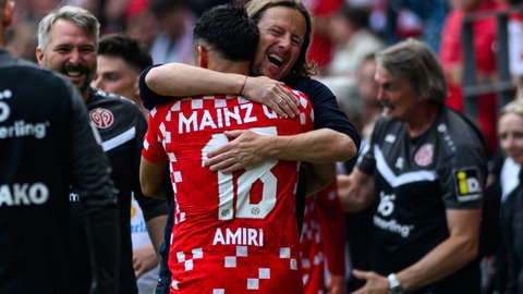 Nadiem Amiri und Bo Henriksen freuen sich auf die Conference league