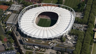 Stuttgart Stadion von oben
