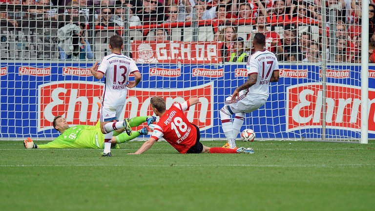 SC Freiburg gegen den FC Bayern