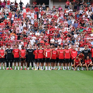 Trainingsauftakt mit Fans beim SC Freiburg
