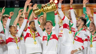 Angelo Stiller hat den VfB Stuttgart gegen Arminia Bielefeld zum DFB-Pokalsieg geführt.