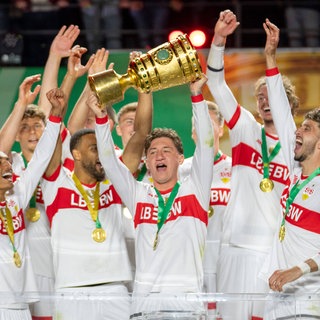 Angelo Stiller hat den VfB Stuttgart gegen Arminia Bielefeld zum DFB-Pokalsieg geführt.