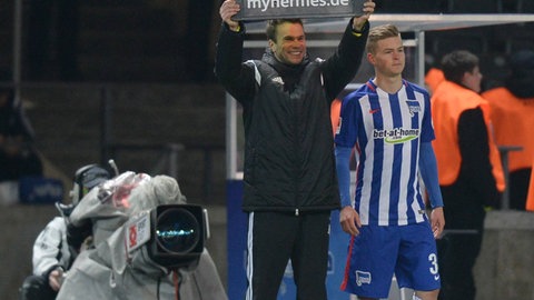 Maximilian Mittelstädt (damals noch Hertha BSC) bei seinem Bundesliga-Debüt im März 2016