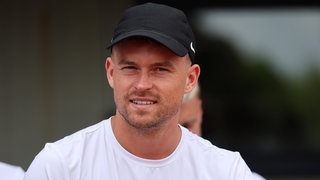 Maximilian Mittelstädt beim ersten Testspiel des VfB Stuttgart beim SV Fellbach.