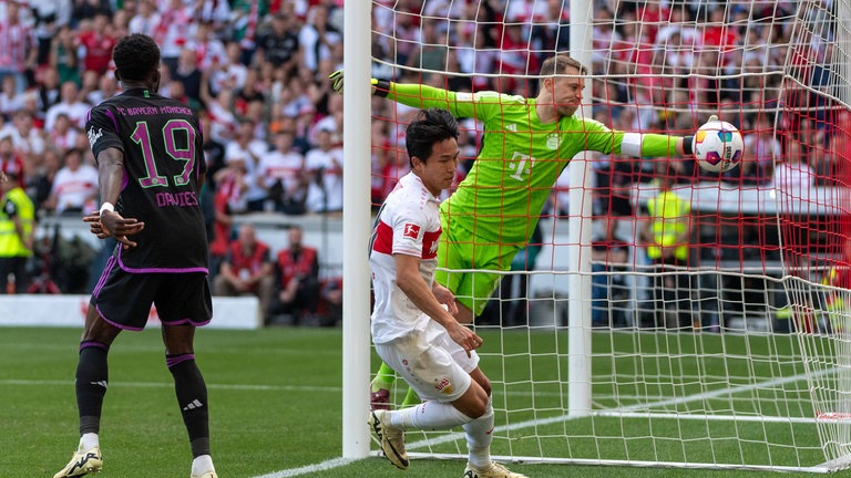 Woo-Yeong Jeong für den VfB Stuttgart mit dem 2:1 in der 83. Minute gegen Bayern