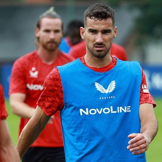 Mahir Emreli (li.) und Ivan Prtajin vom FCK