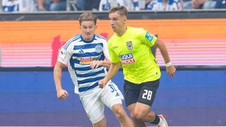 Max Scholze war in Überzahl einer der Aktivposten beim SSV Ulm. 