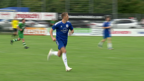 Ex-SC Freiburg-Spieler Nils Petersen im Trikot der Sportfreunde Oberried II. 