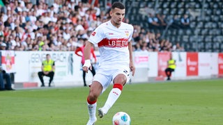 Badredine Bouanani im Testspiel gegen Großaspach