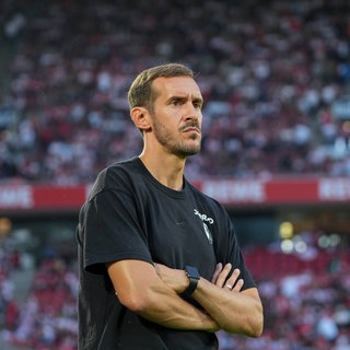 Freiburg-Coach Julian Schuster bei Niederlage in Köln