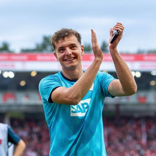 Fisnik Asllani (TSG Hoffenheim) nach seinem Doppelpack gegen Union Berlin
