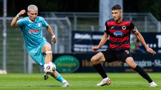 Spielszene zwischen Viktoria Köln und Hoffenheim II