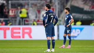 Enttäuschung bei der TSG Hoffenheim nach der Heimpleite gegen Köln