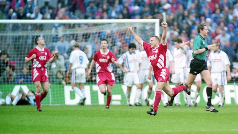 Martin Wagner (FCK) nach seinem Tor zum 1:0