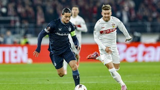 Spielszene VfB Stuttgart gegen Feyenoord Rotterdam